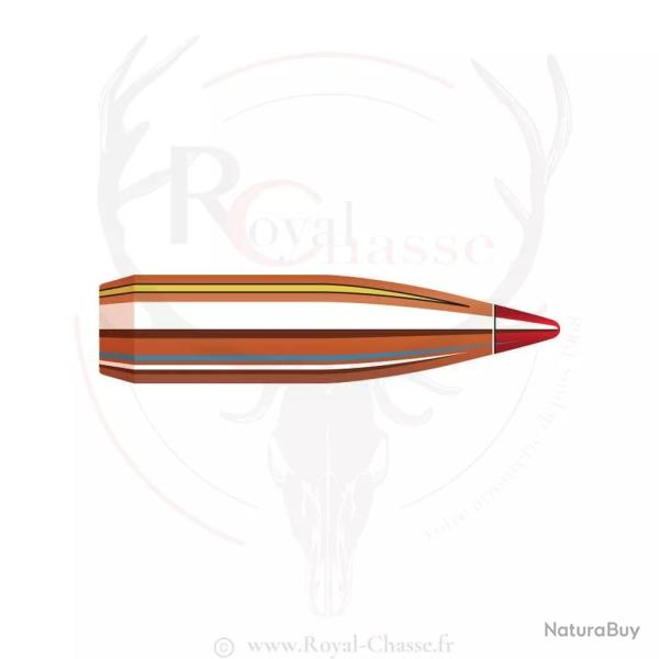 100 ogives Cal.25 D.257 75Grs V-MAX HORNADY