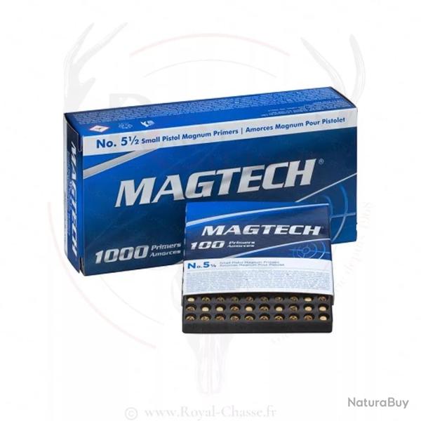 100 amorces Small Pistol Magnum NO.5 1/2 PR-SPM+ MAGTECH