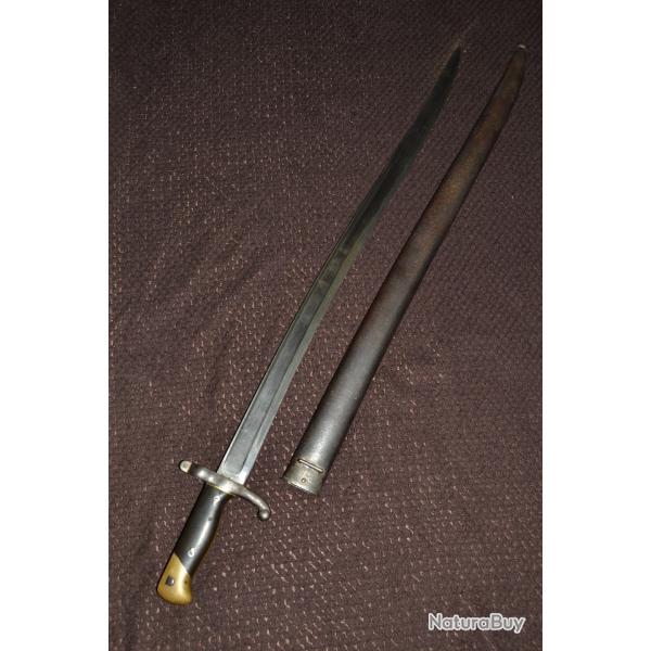 ba�onnette des chasseurs de Vincennes rare 1866 pas chassepot