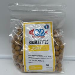 Bouillettes Scopex 1kg/16mm CapRiver by QB Multip&ecirc;che