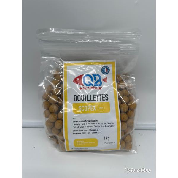 Bouillettes Scopex 1kg/16mm CapRiver by QB Multip�che