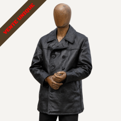 D&eacute;stockage - Caban Pea Coat "140" cuir SCHOTT MADE IN USA 44
