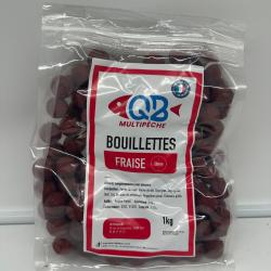 Bouillettes Fraise 1kg/20mm CapRiver by QB Multip&ecirc;che