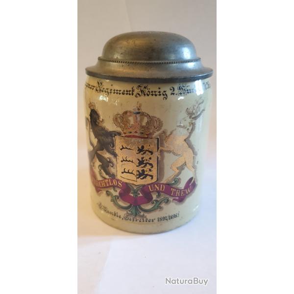 CHOPE DE RESERVISTE BAD WURTEMBERG 1897 1898