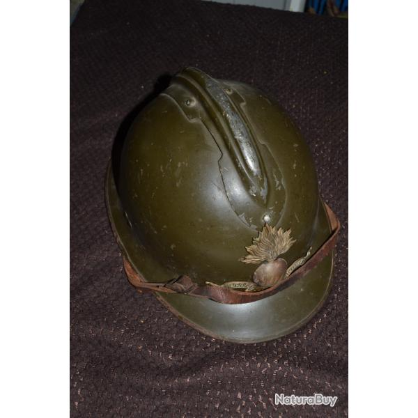 Casque mod�le 1926 de l'�cole de saint Cyr arm�e fran�aise1940