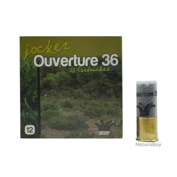 !! DESTOCKAGE !! CARTOUCHES JOCKER OUVERTURE 36 BG PB 7 BOITE/25