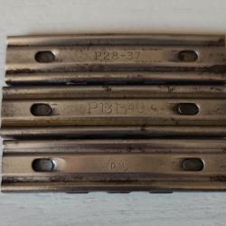 Lot de 3 lames chargeurs  mauser 98K - 8x57is WW2 - codes deutchewaffen munition