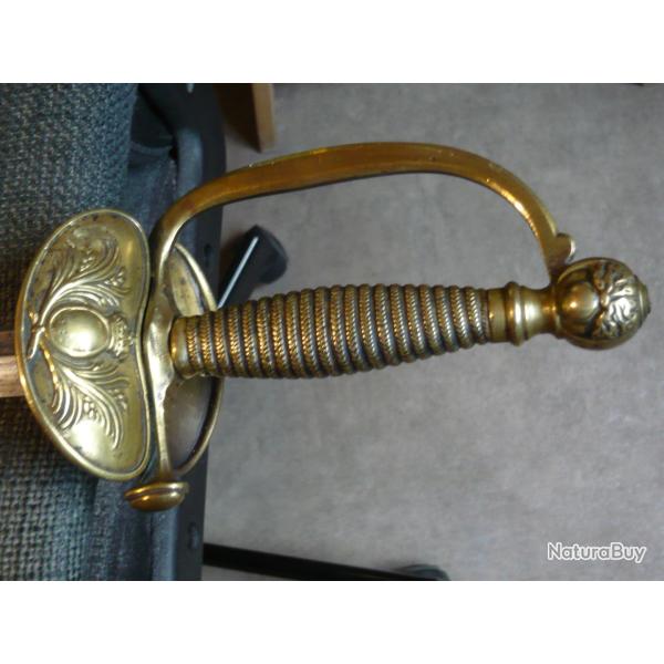 Forte �p�e mod�le 1816 d'officier du roi