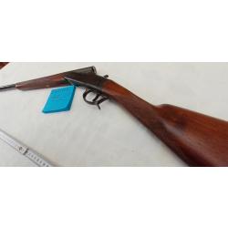 Fusil de chasse Simplex 14 mm (32) &agrave; chien ext&eacute;rieur. Tr&egrave;s bon &eacute;tat
