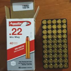 Bo&icirc;te de munitions Aguila Ca.22Lr Magnum