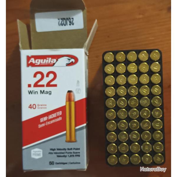 Bo�te de munitions Aguila Ca.22Lr Magnum