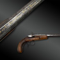 PISTOLET Flobert - Paris, France - XIX&egrave;me si&egrave;cle