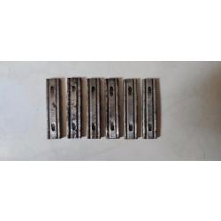 Lot de 06 lames chargeurs mauser 98K - 8x57is sans fabricant