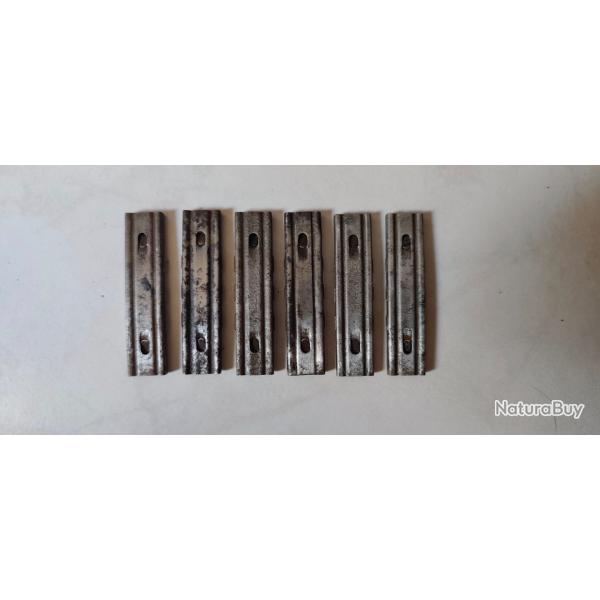 Lot de 06 lames chargeurs mauser 98K - 8x57is sans fabricant