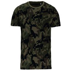 Tee shirt camo manche courte homme