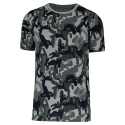 Tee shirt urban camo manche courte homme