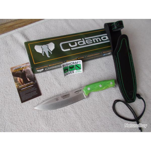 COUTEAU CUDEMAN KA�MAN/ MANCHE JUMA/ACIER BOLHER N695/OPUS KNIVES/BUSHCRAFT/CHASSE/SURVIE/KNIFE