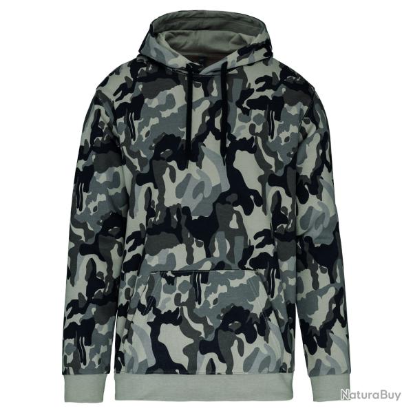 Sweat shirt � capuche homme urban camo