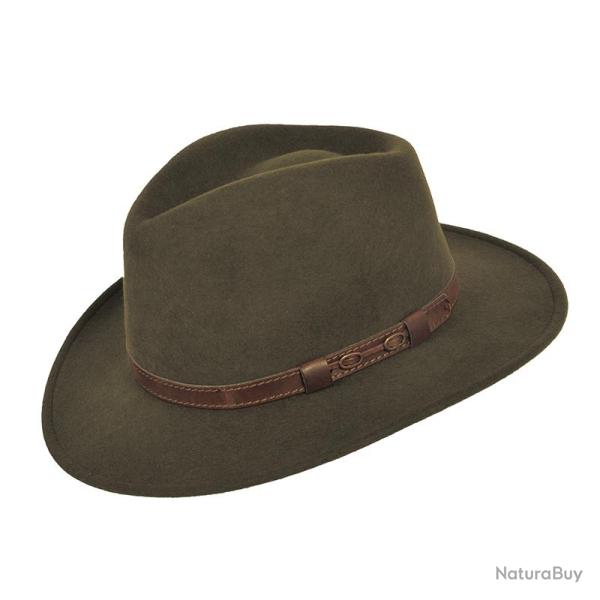 LODENHUT MANUFAKTUR - CHAPEAU DOUBLE BOUCLES - 100% LAINE T59