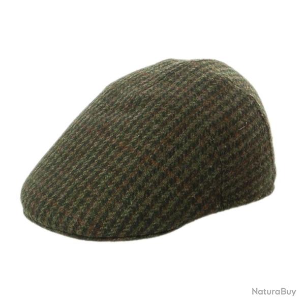 Faustmann GERMANY - CASQUETTE PLATE OLIVE MOTIF 100% LAINE T61