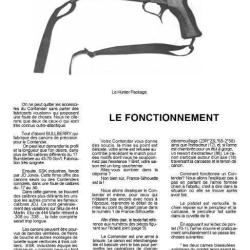 notice 14 pages pistolet THOMPSON CONTENDER en FRANCAIS (envoi par mail) -VENDU PAR JEPERCUTE(m2821)