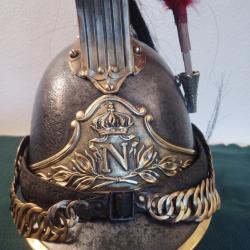 CASQUE D'OFFICIER DE L'ESCADRON DES CENT-GARDES DE L'EMPEREUR NAPOL&Eacute;ON III, Second Em