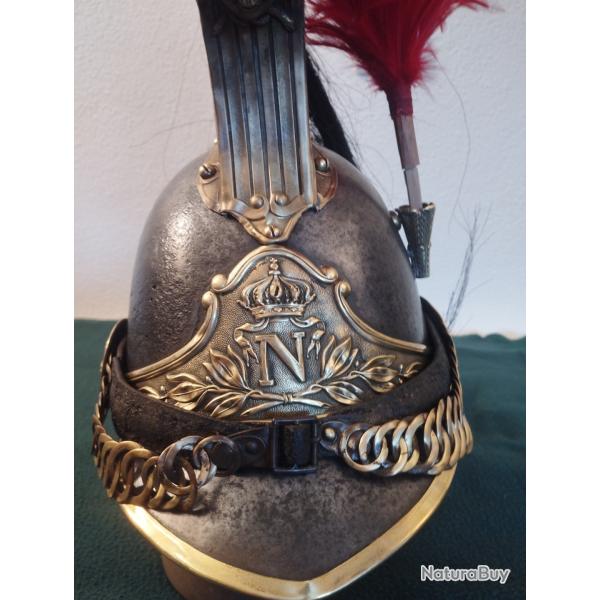 CASQUE D'OFFICIER DE L'ESCADRON DES CENT-GARDES DE L'EMPEREUR NAPOL�ON III, Second Em