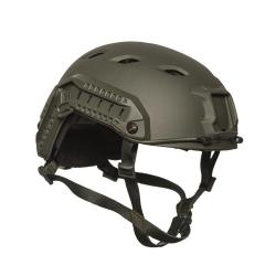 Casque d'entra&icirc;nement Mil-Tec Paratrooper US Fast + Rails Vert olive