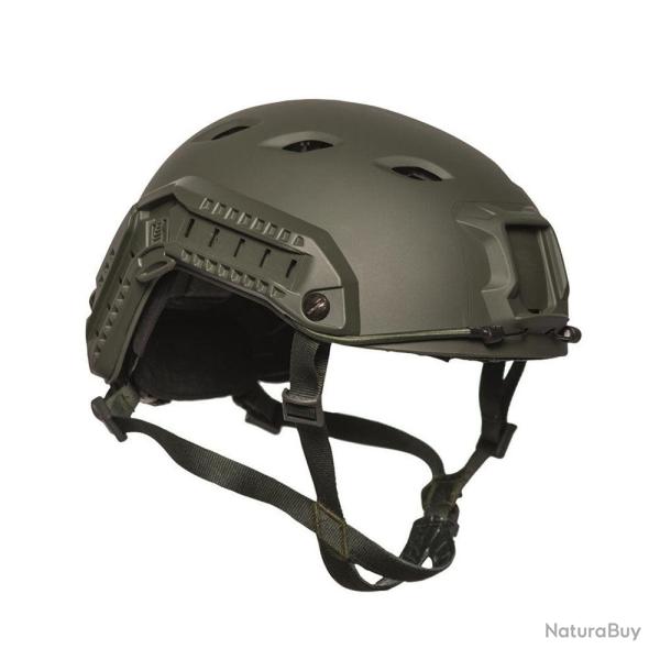Casque d'entra�nement Mil-Tec Paratrooper US Fast + Rails Vert olive