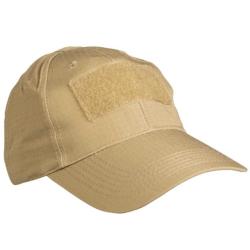 Casquette Mil-Tec Tactical 65 % polyester 35 % coton avec trois surfaces auto-agrippantes et boucle 