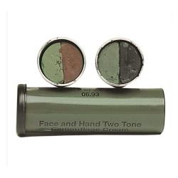 Stick de camouflage Mil-Tec 2 teintes 60 g formule infrarouge r&eacute;flective et insectifuge int&eacute;gr&eacute; Vert