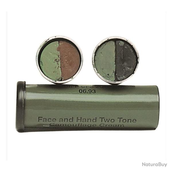 Stick de camouflage Mil-Tec 2 teintes 60 g formule infrarouge r�flective et insectifuge int�gr� Vert