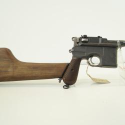 pistolet mauser c96 9x19 crosse vendu s&eacute;parement