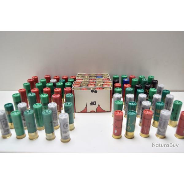 Lot n�1 de 100 cartouches BJ-BG plomb 7-8-9 - Cal. 16