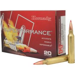 MUNITION HORNADY SUPERFORMACE SST CAL 7MM REM MG 154gr ,20
