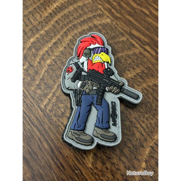 Patch / Ecusson PVC " Coq Para", Terr�ng MP-Sec, parachutiste