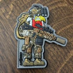 Patch / Ecusson PVC " Coq NVG", Terr&auml;ng MP-Sec, parachutiste