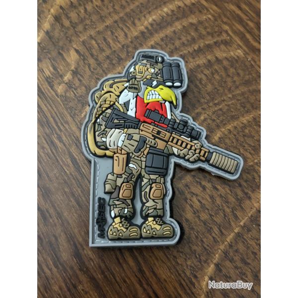 Patch / Ecusson PVC " Coq NVG", Terr�ng MP-Sec, parachutiste