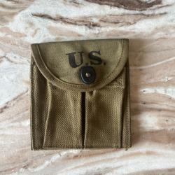Pochette US M1 carabine ww2 originale Updike Awning Co. 1943