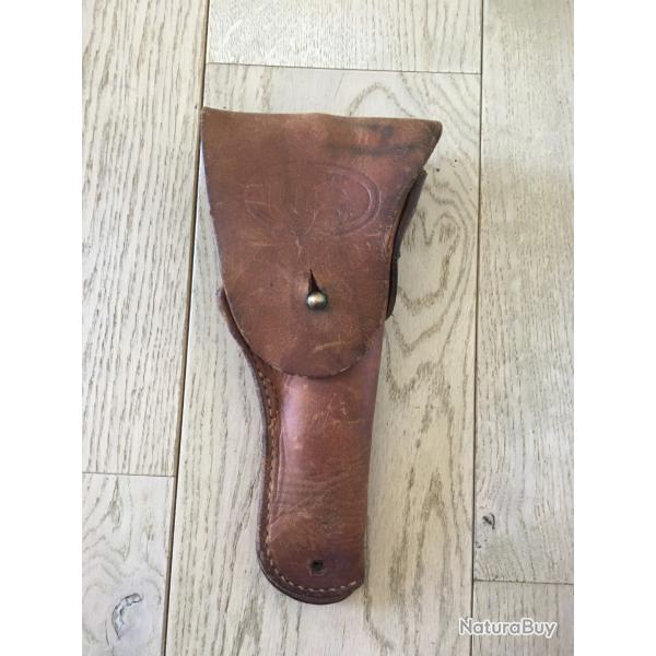 Etui cuir brun de colt 1911A1 WW2 WWII US Army Arm�e Am�ricaine