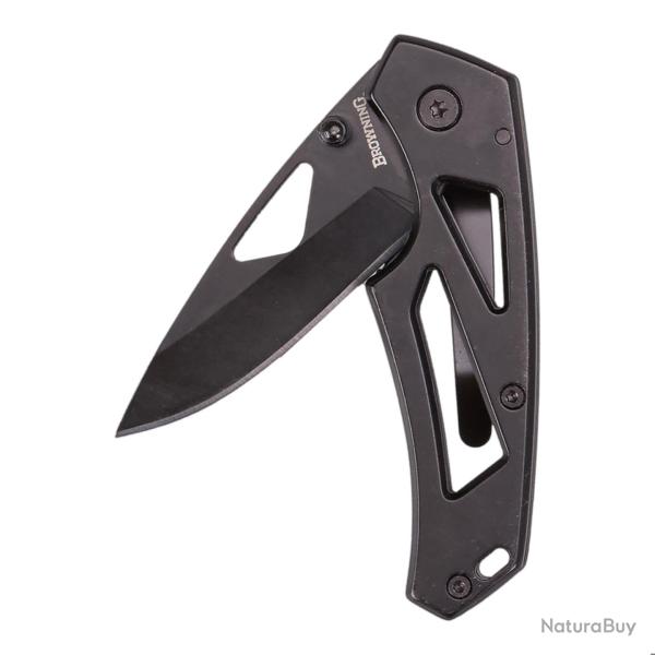 COUTEAU PLIANT BROWNING BUCKMARK ALPHA BLACK