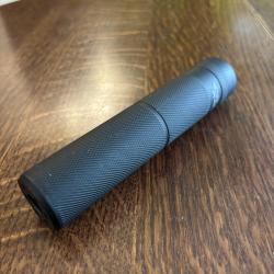 Silencieux full m&eacute;tal Noir 14mm