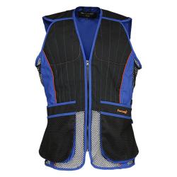 Prix de d&eacute;part &agrave; 1� !! Gilet de ball trap Percussion Evo Bleu et Noir Taille 2XL