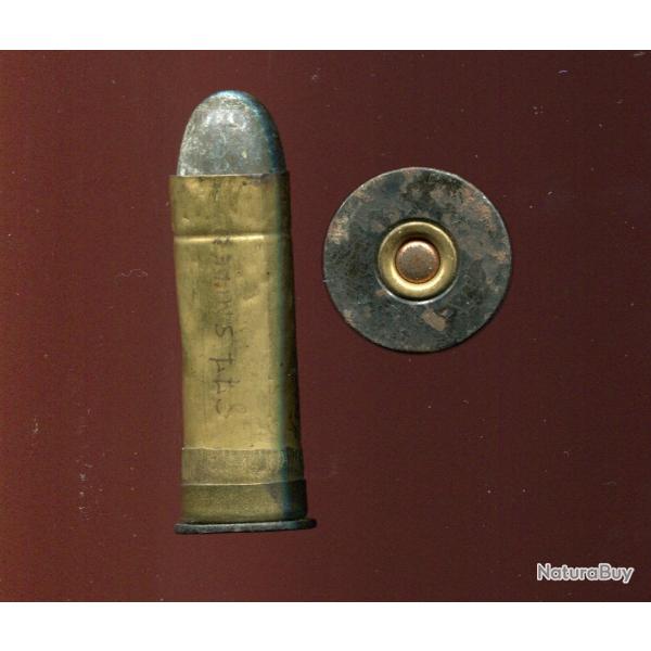 .577 Snider - balle plomb - �tui clinquant de laiton roul� avec bourrelet acier - Port Compris