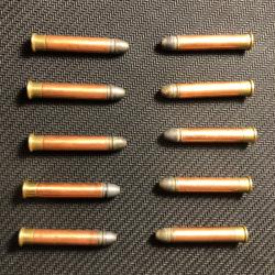 Lot de 10 cartouches 6 mm extra long &agrave; percussion annulaire