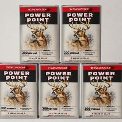 100 munitions 300 winchester Magnum PowerPoint 180 grains