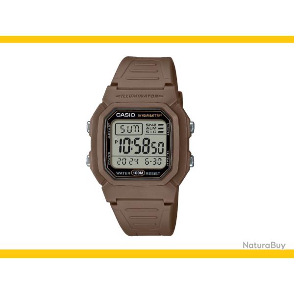 Montre Digitale Casio �tanch�it� 100 m - Chasse, P�che, Randonn�e