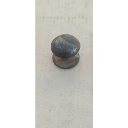 Bouton acier pour bretelle de fusil et &eacute;quipement militaire diam&egrave;tre 15mm (2127)