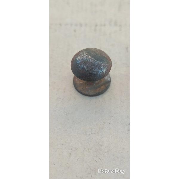 Bouton acier pour bretelle de fusil et �quipement militaire diam�tre 15mm (2127)