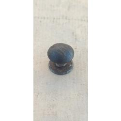 Bouton acier pour bretelle de fusil et &eacute;quipement militaire diam&egrave;tre 15mm (2128)
